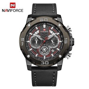 NAVIFORCE NF9175 Royal Blue Stainless Steel Chronograph Watch For Men