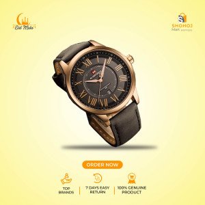 NF9126 - Leather Analog Watch for Men