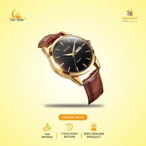OLVES 6898 coffee white European And American Unisex Fashion Ultra-Thin Waterproof Simple Quartz Watch