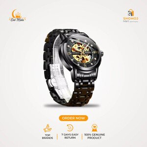 OLEVS Men's Watch Automatic Business Fashion Waterproof Mechanical Luminous Stainless Steel Watch For Men - 9901
