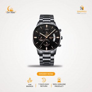 NIBOSI Stainless Steel Quartz Wristwatch Top Brand Luxury Watches Waterproof Relogio Masculino Best Watch for MenProduct